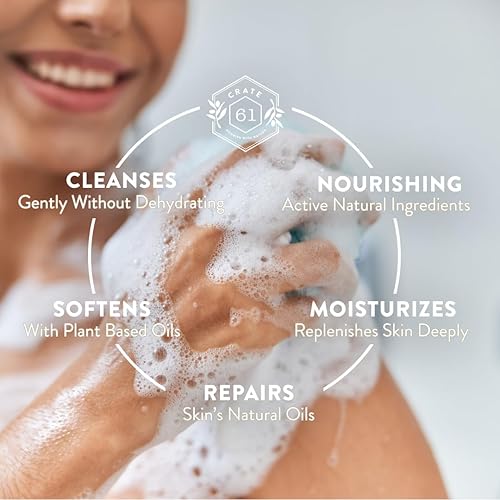 Miniatura 3 de Crate 61 Organics, Hecho a mano en Canadá, jabón en barra natural de proceso frío a base de plantas, con aceites esenciales de primera calidad, piel