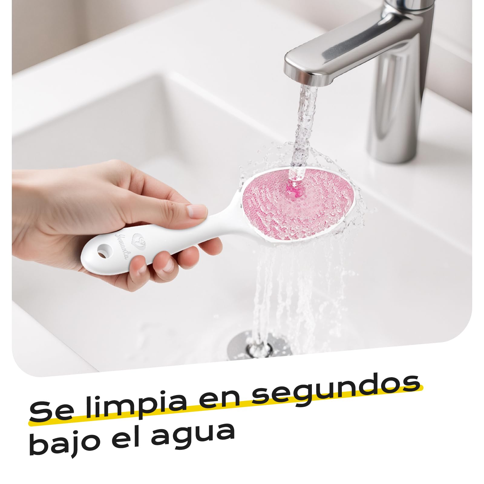 2 en 1 Lima Para Pies Nano Vidrio - Lima Pies y Removedor con Mango Largo, Elimina Durezas y Callosidades, Foot File Suave Profesional, Uso Húmedo/Seco -Rosa