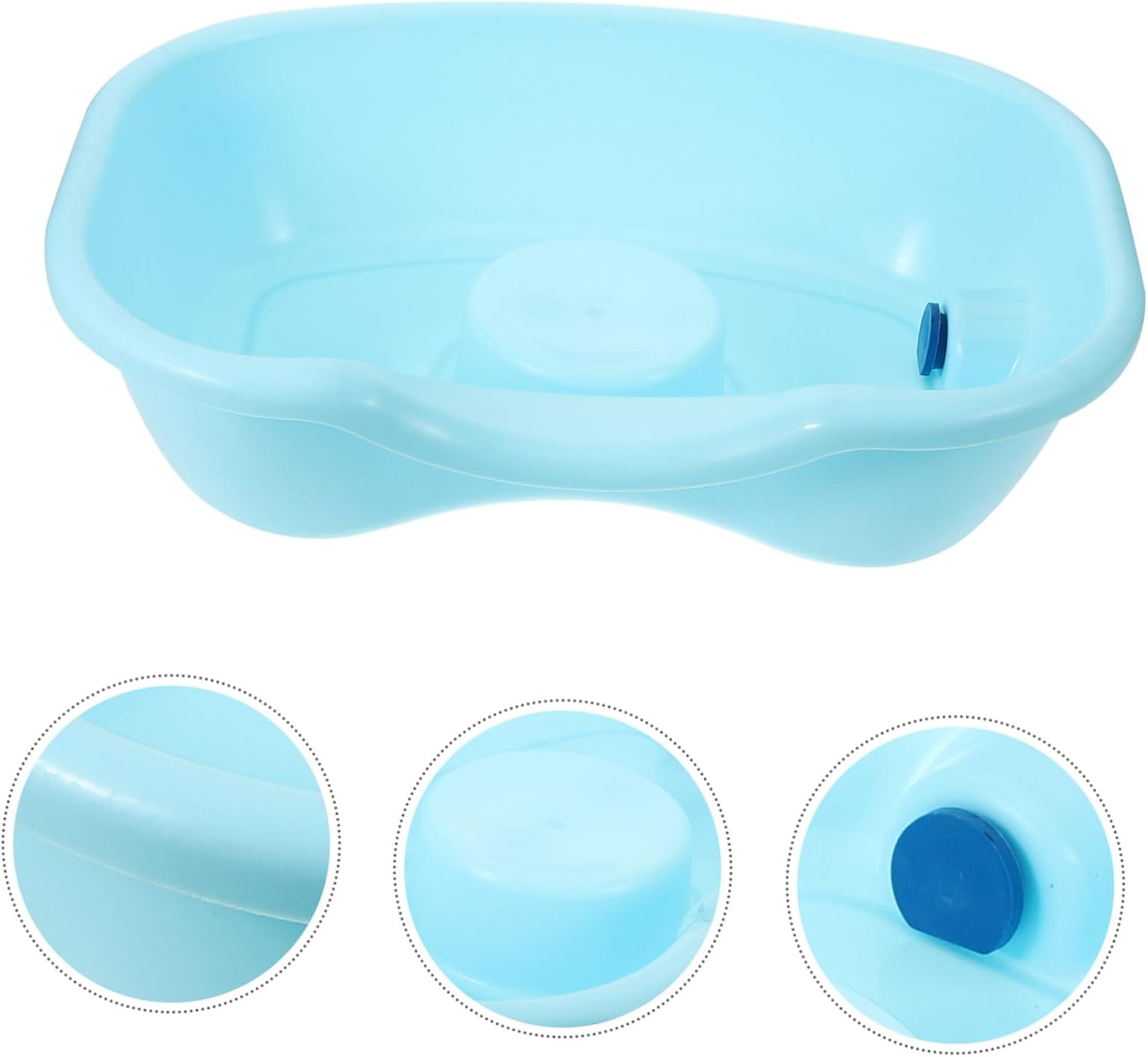 Bed Hair Washing Basin Portable Shampoo Basin for Elderly for Bedridden Lightweight Shampoo Bowl Hose