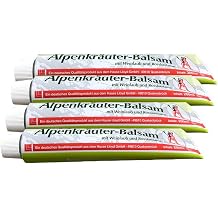 Tcllka 4 x 200 ml Lloyd Alpine Herb Balm Sports Balm Herb Cream Herb Cream with Vine Leaves and Horse Chestnut for Adults Unisex Outdoor Enthusiasts Nature Lovers