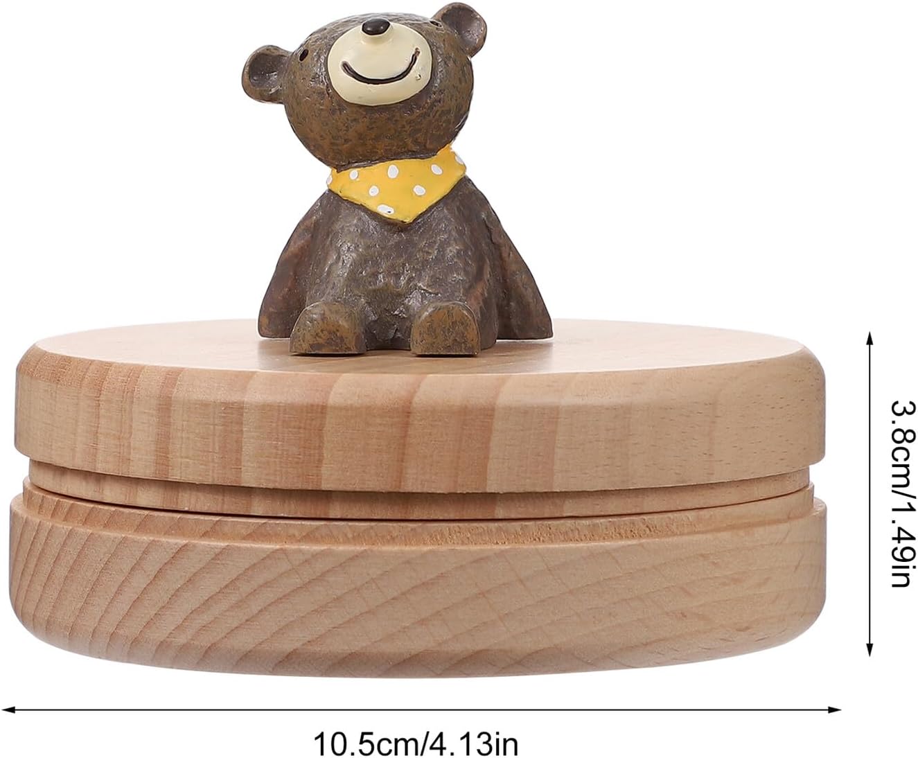 Toddmomy Beech Wood Teeth and Lanugo Keepsake Box Commemorative Tooth Holder for Memories Storage Case for Unique Childhood Souvenir Container