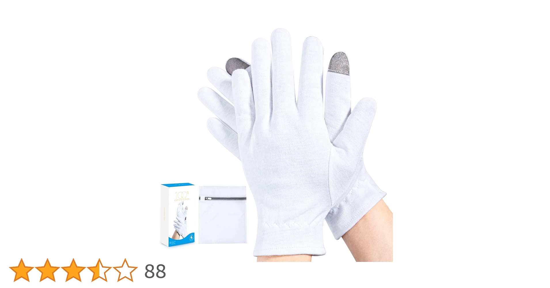 未開封　おやすみ手袋 スマホ対応 保湿 手荒れ防止 ハンドケア 綿100％ Amazon.co.jp: ThxToms おやすみ手袋 保湿手袋 ハンドケア 綿手袋 綿