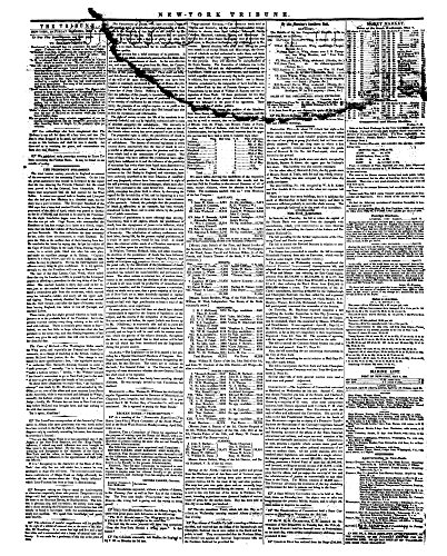 New York Tribune 1841 Nan Interior Page Of The New York Tribune 8 May 1841 Poster Print by (24 x 36)