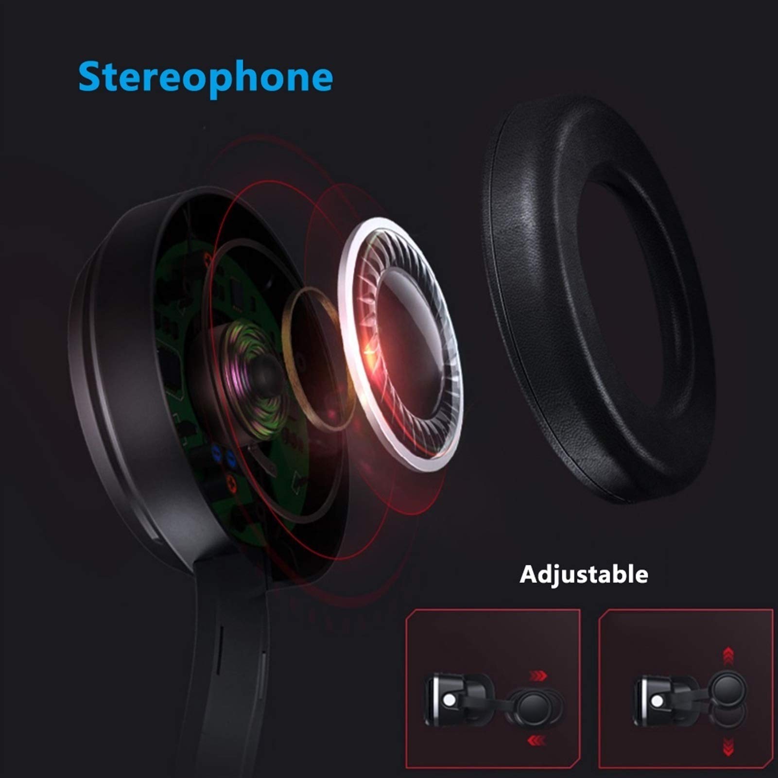 RSGK Auricolare di Realtà virtuale 3D VR, Occhiali per la Realtà virtuale Universale Adatti per Bambini e Adulti, Occhiali VR 3D Adatti per 4,7 "-6.0" telefoni cellulari