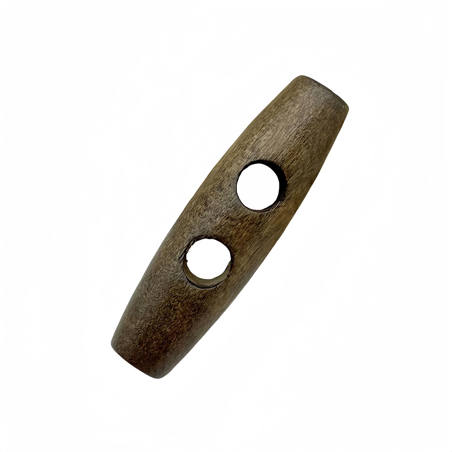 5 pcs Olives Buttons - 2 Hole Wood Toggle Sewing Craft DIY Accessory for Clothing Coat Jacket Blazer Bag