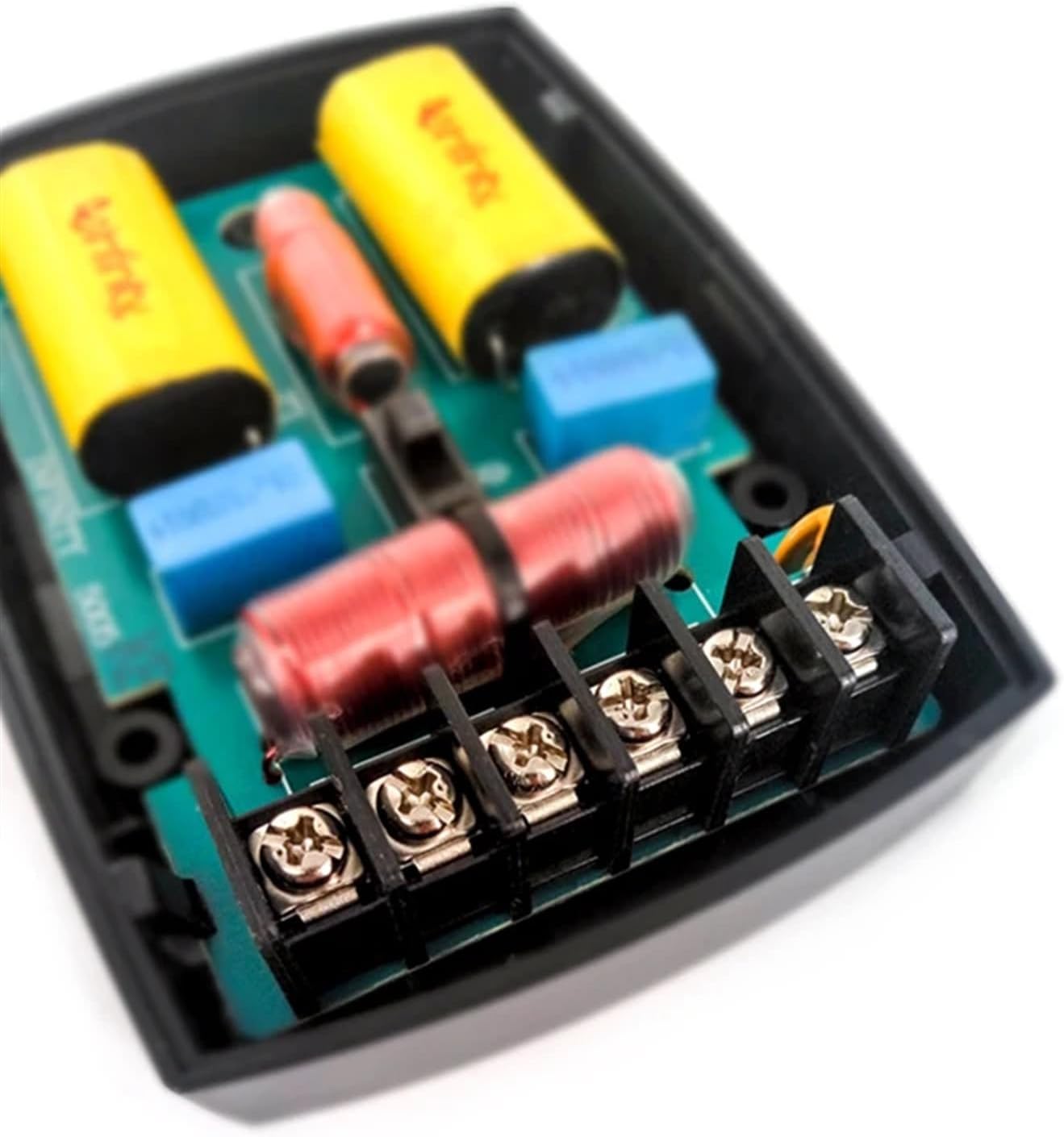 2PCS 2 Way 220W Filter Circuit Frequency Divider Home Theater Automotive Speaker HiFi Stereo Audio 3000Hz Crossover Filters