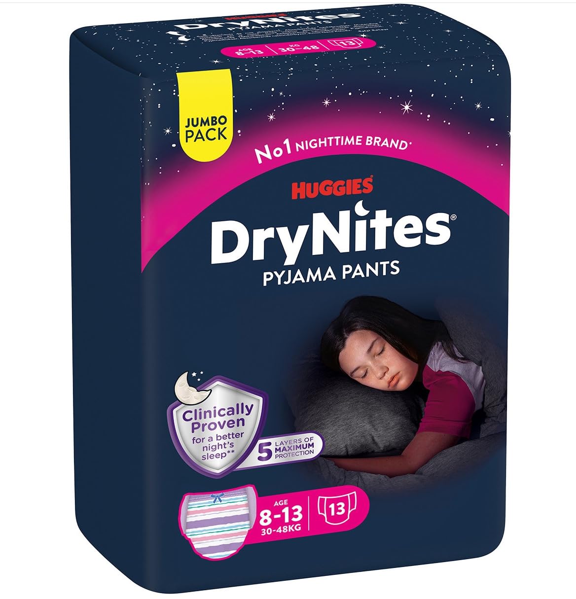 Amazon.co.jp: Huggies DryNites おねしょパンツ 女の子用 8～15歳用 