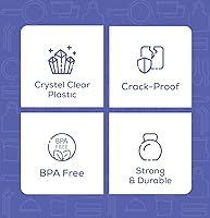 Vista 4 de GUSTO 50 cuencos de ensalada de plástico transparente con tapas, recipientes de ensalada desechables, perfectos para llevar, ensaladas y preparación