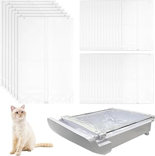 150 Pcs Cat Litter Bags Compatible with Pet Snowy Cat Litter Box, Self Sealing Drawer Liner Bags Compatible with Pet Snowy, Tear & Leak Resistant