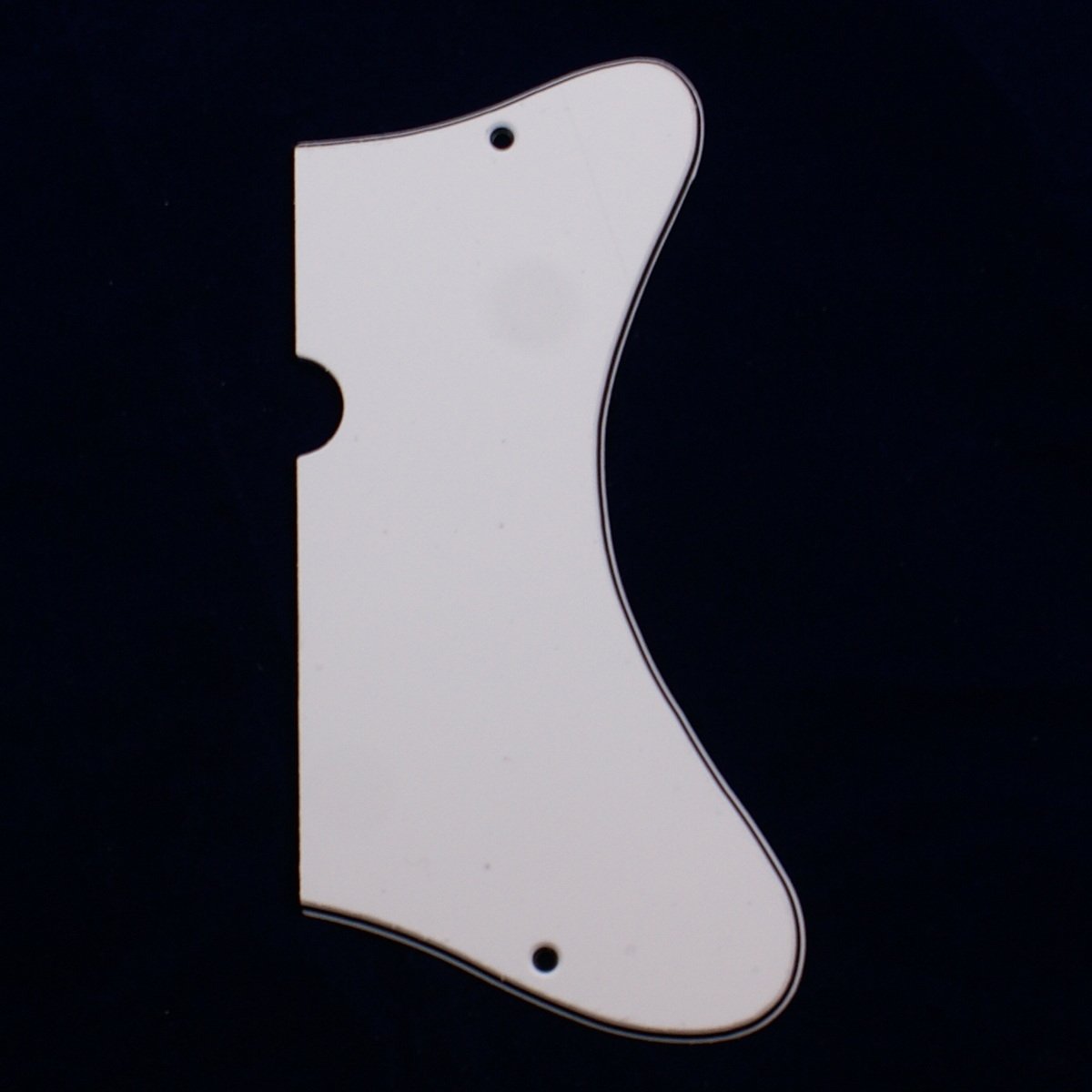 DANELECTRO U2 Styel Guitar Pickguard,3Ply white