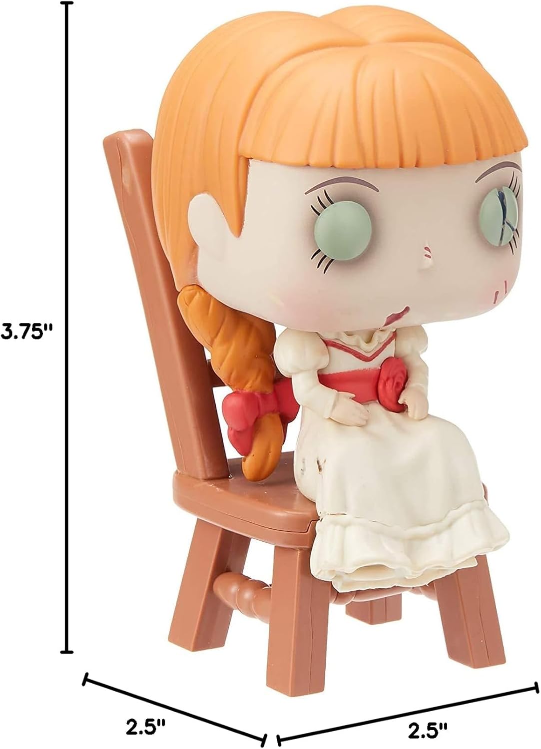 Funko The Conjuring: Annabelle - Annabelle in Chair Pop! Vinyl Figure (Bundled with Compatible Box Protector Case), Multicolor, 3.75 inches