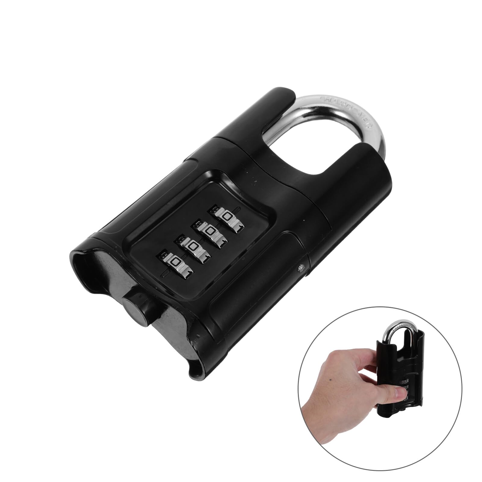 Cadenas à Combinaison à 4 Chiffres Étanche en Alliage de Zinc Résistant aux Intempéries pour Portails Extérieurs, Garages, Entrepôts et Boîtes à Outils – Verrouillage Sécurisé