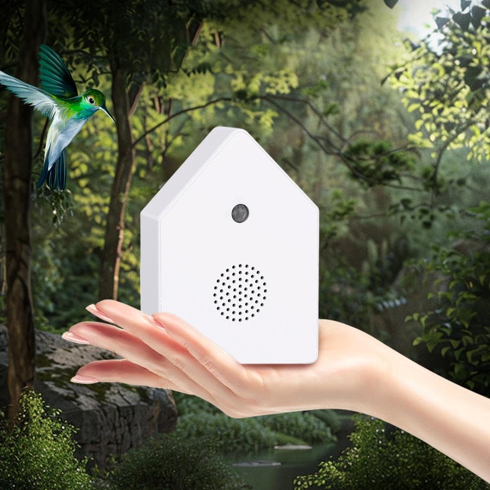 Caja de Sonido con Canto de Pájaros, Audio Realista, Temporizador Inteligente,