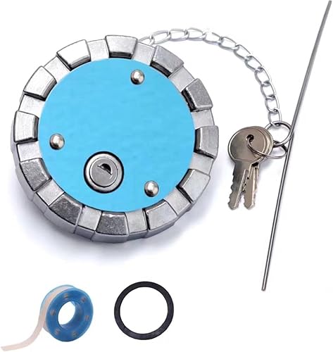 Tapa de gas diésel de bloqueo de 3 12 pulgadas con rosca ventilada para semirremolques 3 en 5.5 TPI compatible con Kenworth Peterbilt Freightliner