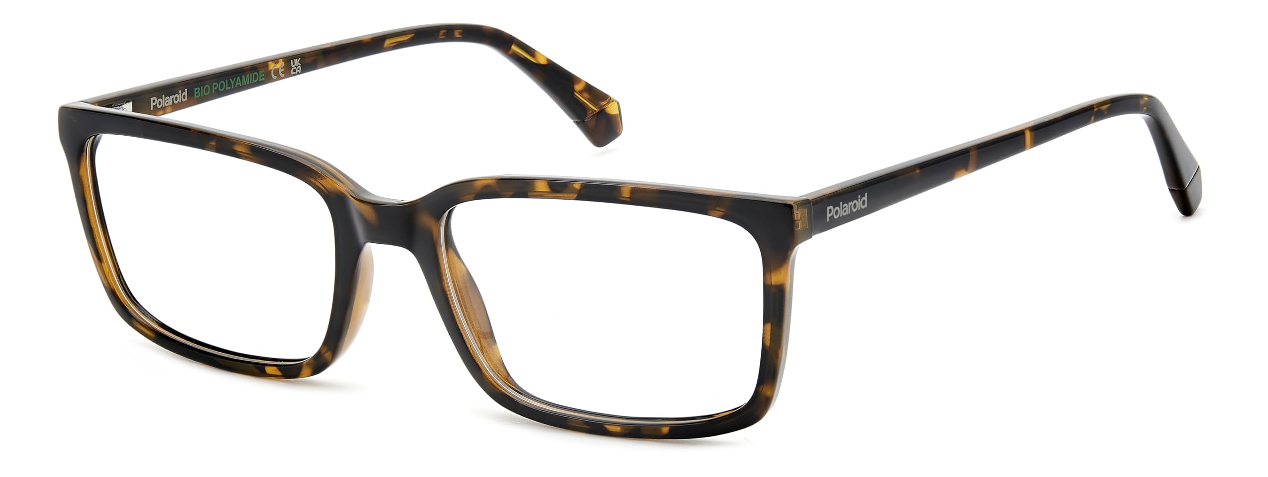 Gafas Polaroid Pld D546 hombre montura rectangular negra ligera para lentes graduadas 7
