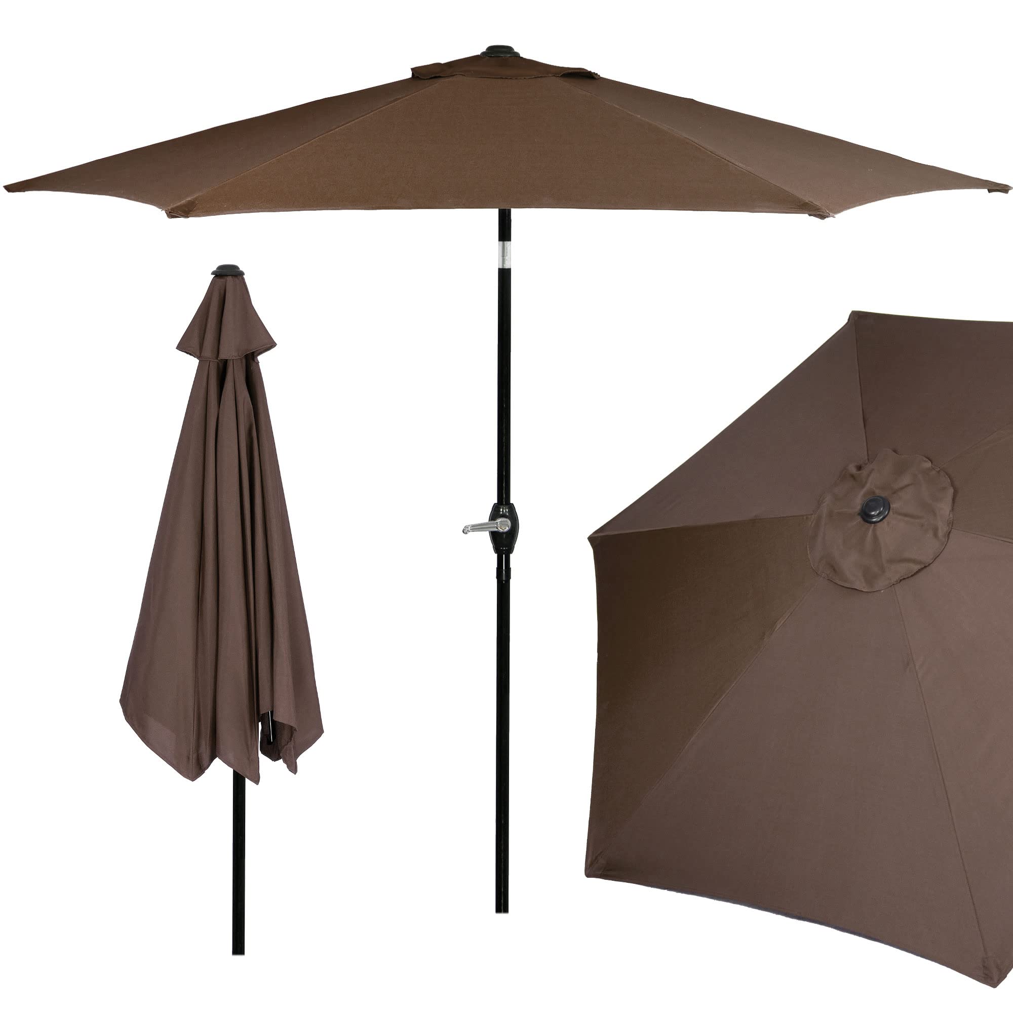 SPRINGOS Parasol przeciwsłoneczny, brązowy, Groß