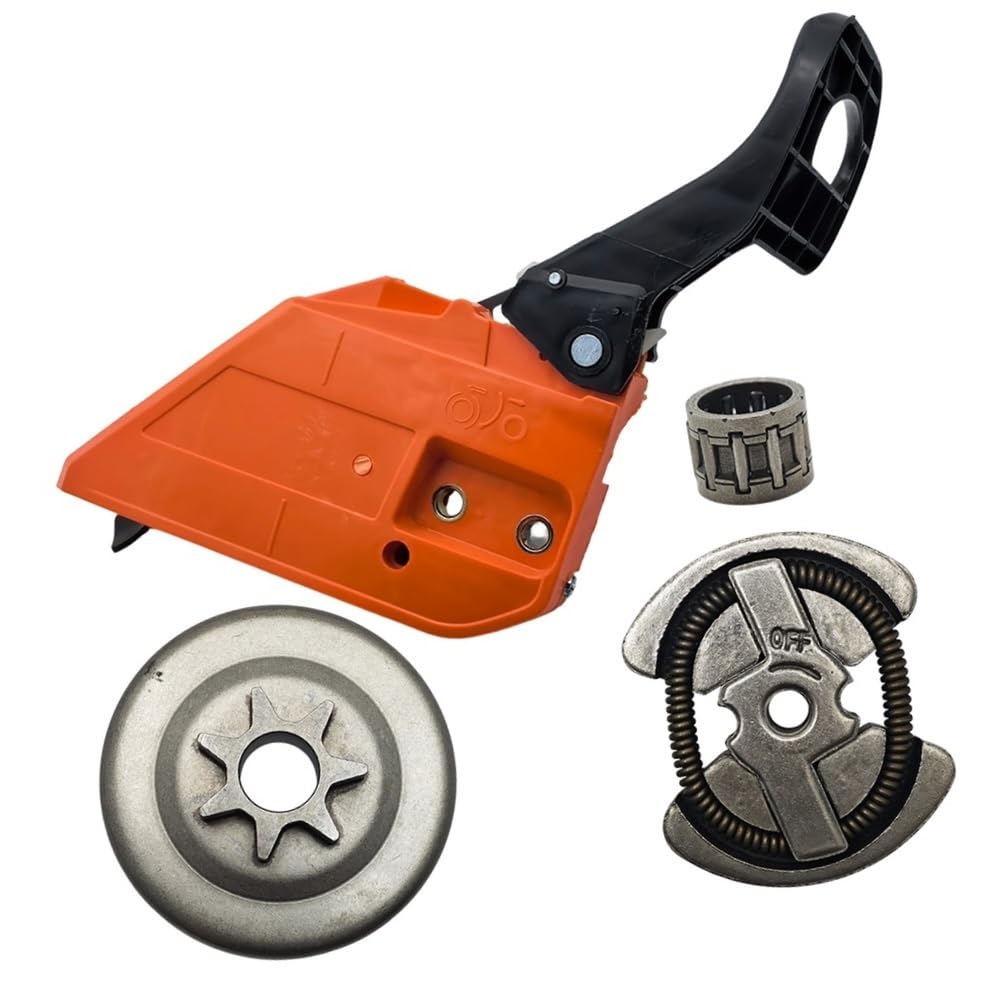 Haziec One Color .325 7T Chain Brake Handle Clutch Cover Drum Bearing Kit Fit For 142 141 136 137 Chainsaw Replacement Parts