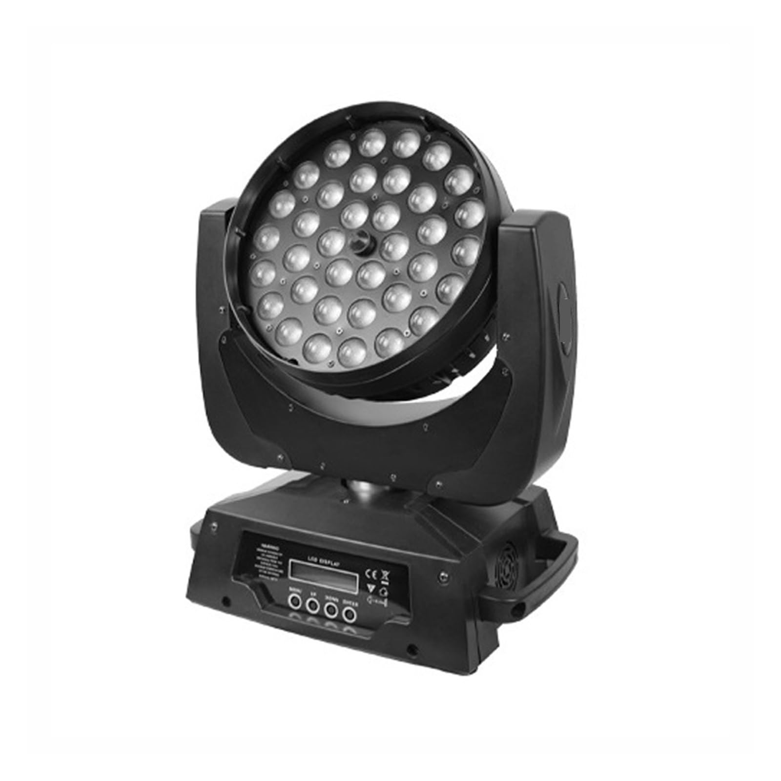 Światła Sceniczne, Szybka wysyłka LED Wash Zoom reflektor z ruchomą głowicą 36x10W RGBWA + UV 4w1 ekran dotykowy Lyre 16 kanałów DJ Disco Party Bar