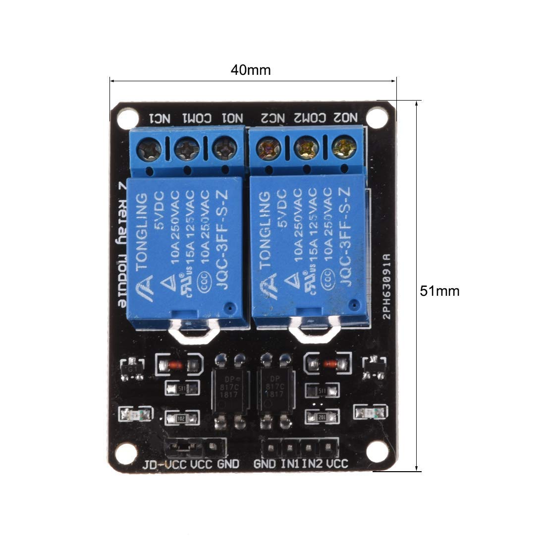 Modulo Relè 4 Canali DC 5V - Con Accoppiatore Ottico, Per Arduino, Raspberry Pi - Foto 10