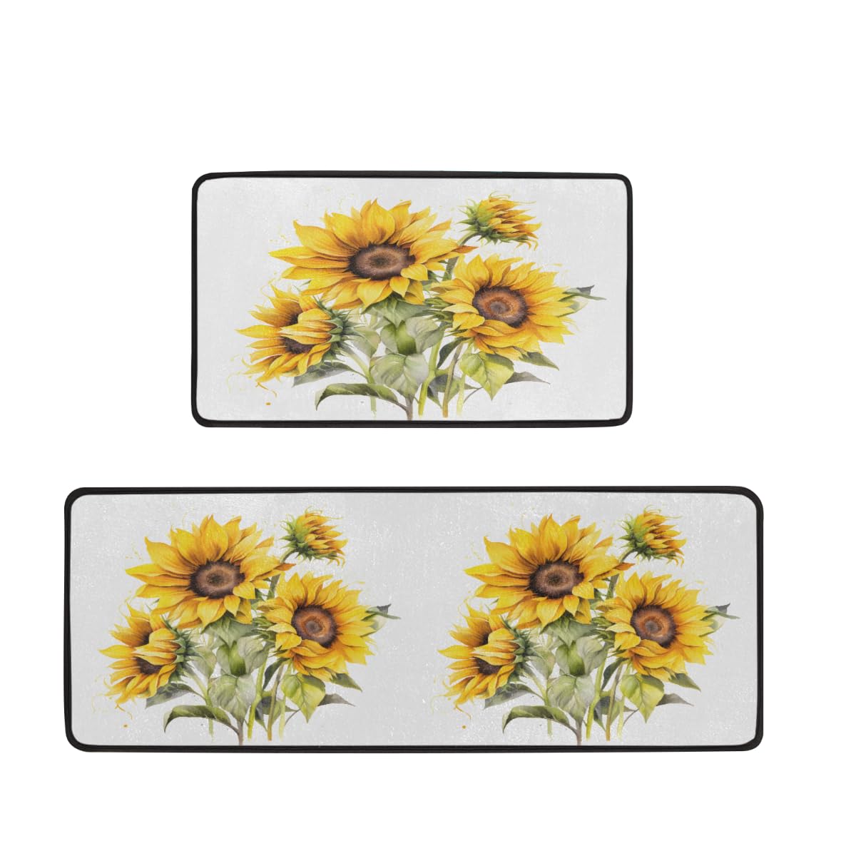 Tapetes de cocina antideslizantes Mexpekil de girasoles para dar calidez a tu hogar