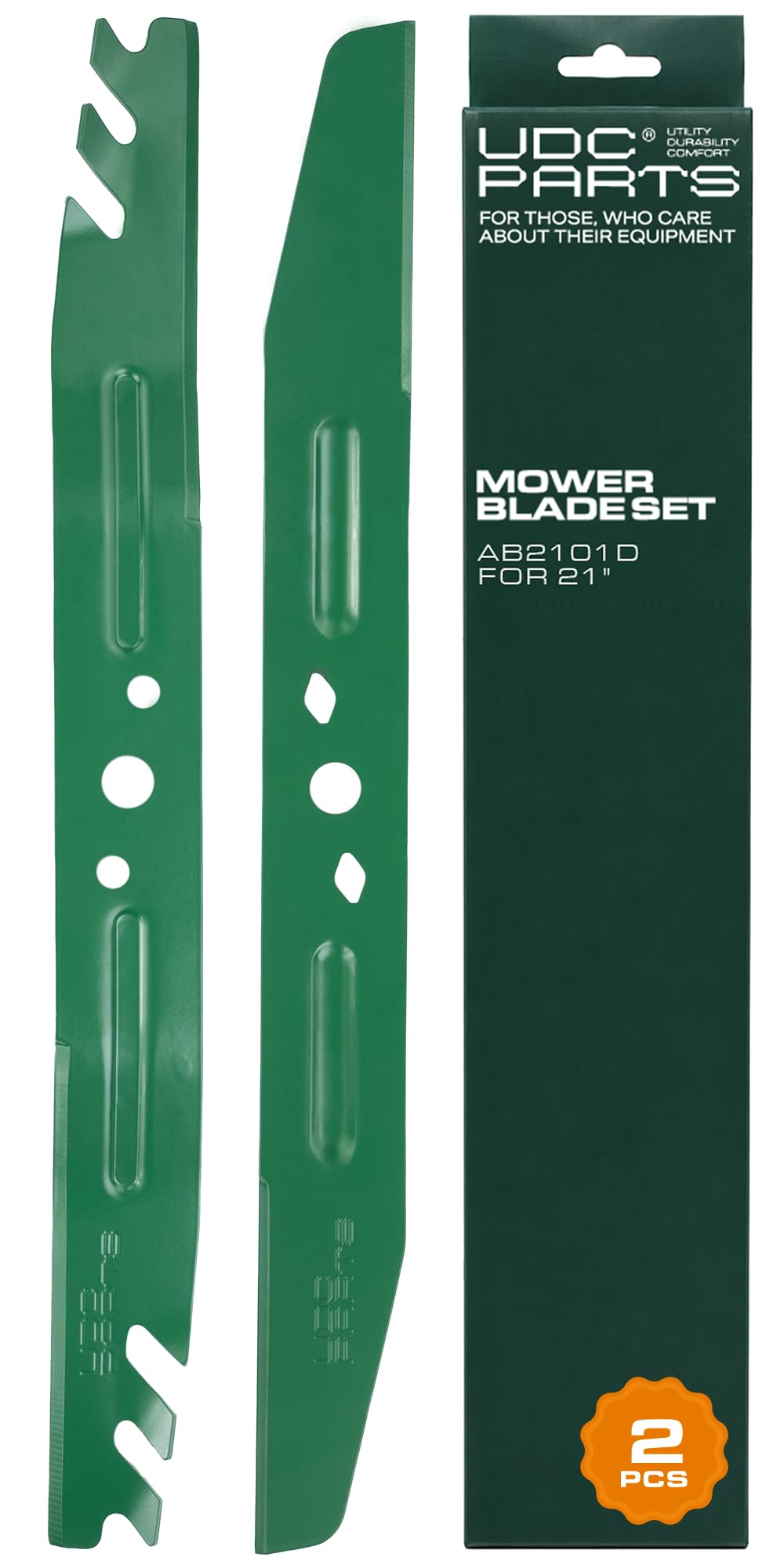 UDC Parts AB2101D Mulching Blades Set Replacement for EGO Power+ 21 Inch