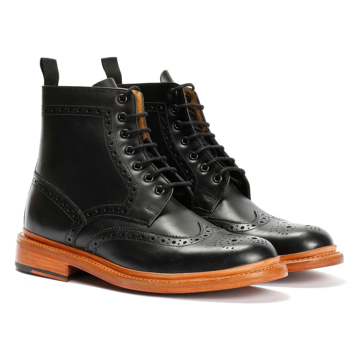 Chapman & Moore Walter Brogue skórzane męskie brązowe buty
