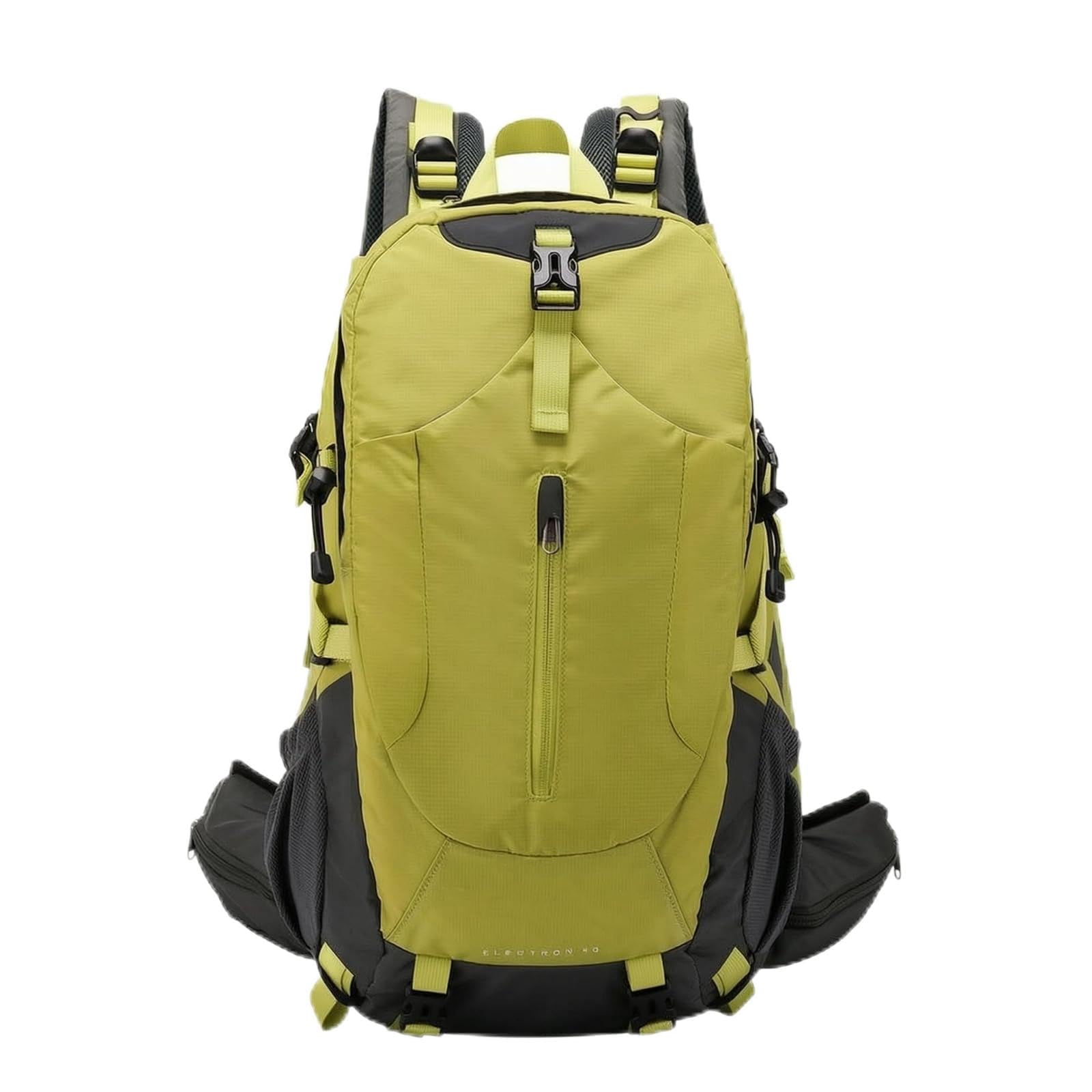 Zaino da Escursionismo Zaino da Trekking Zaino da Viaggio Zaino Sportivo in Nylon E Poliestere con Spallacci Imbottiti Cinturino Sternale E Tasca con, Verde, Verde