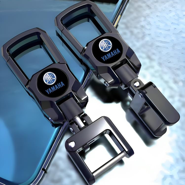 Greenworld Fob Key Heavy Duty Keychain for Yamaha Bike (Blue) - Image 3