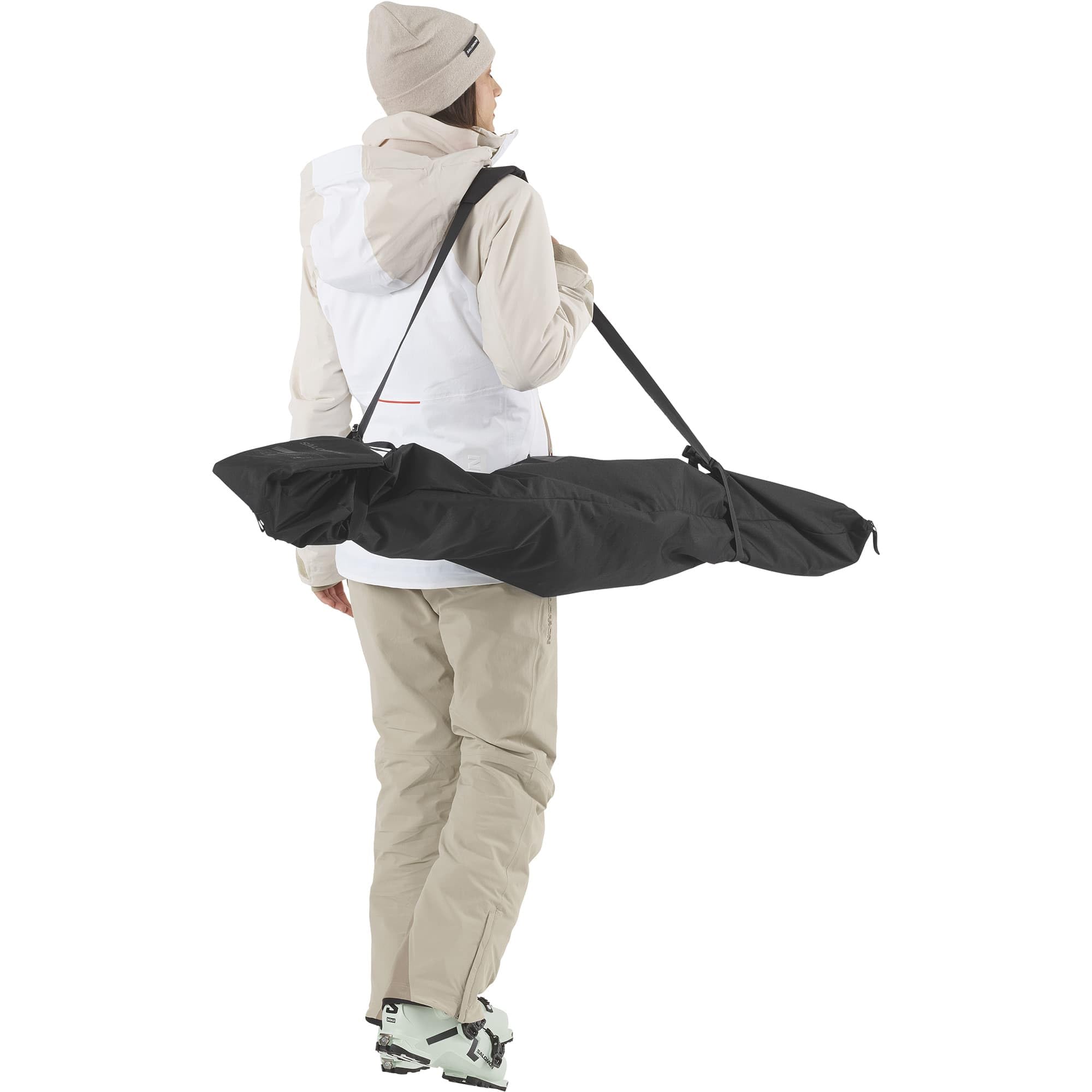Salomon Original 1 Pair, Sac de Ski Unisexe, Design Ajustable, Performance Durable et Rangement Facile, Compatible avec Les Skis de 160-210cm