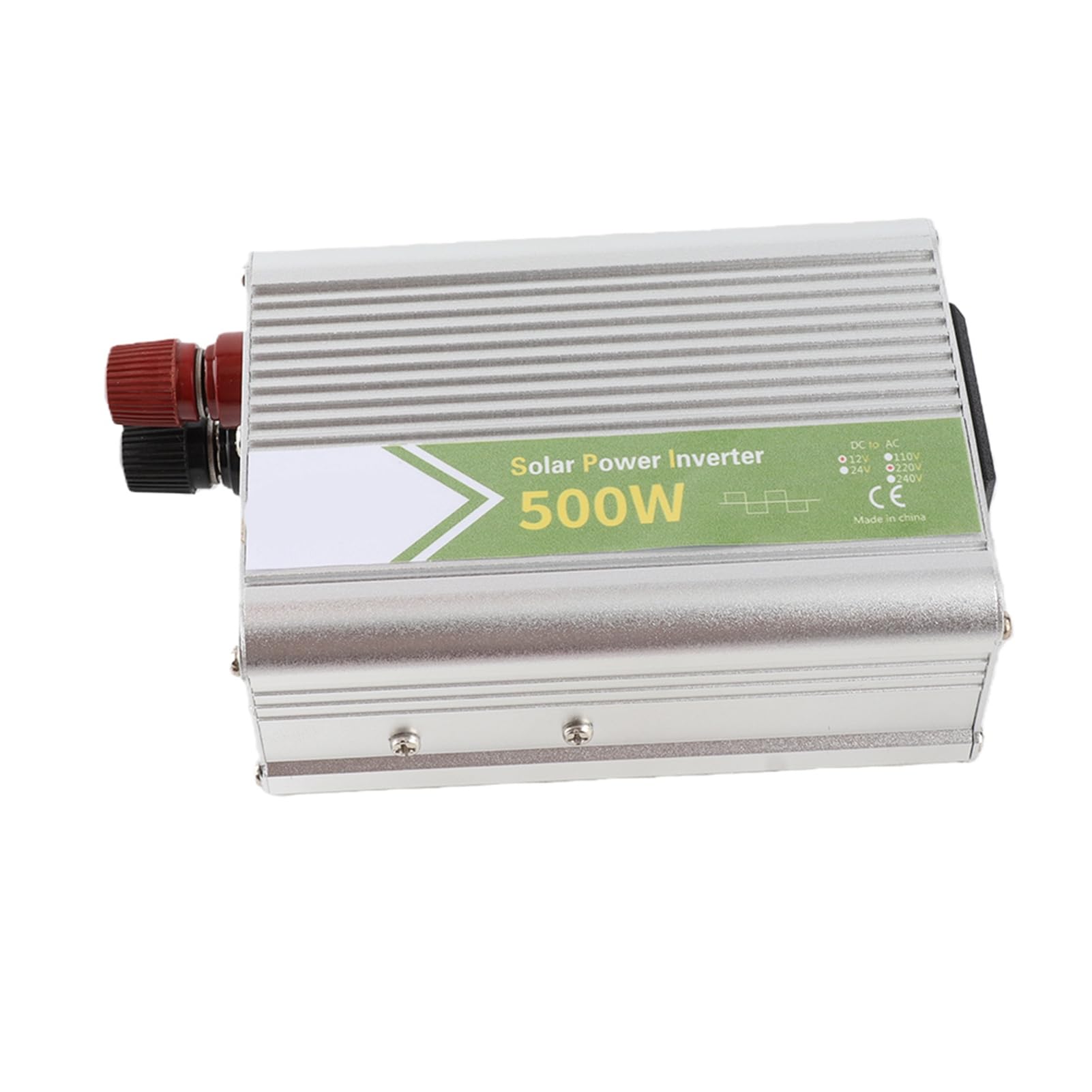 Aukson Power Inverter DC12V a AC220V 500W Smart Power Converter LED Multi Protection Safety Car Inverter y Puede Alimentar computadoras portátiles, Reproductores de DVD, cámaras Digitales, etc.