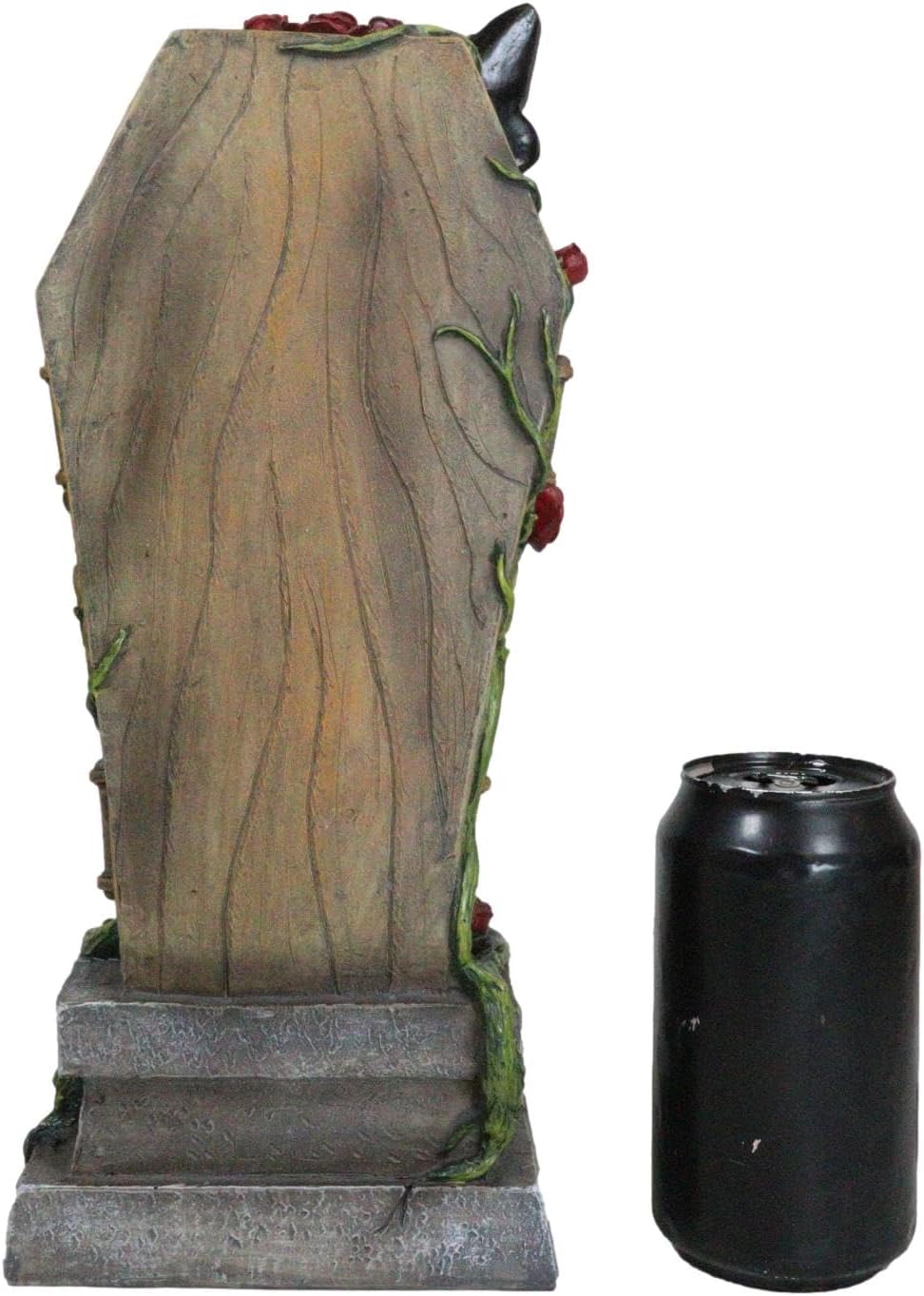 Ebros Gift Love Never Dies Vintage Wedding Bride and Groom Skeleton Couple in Victorian Fashion Cameo Till Death Do Us Part Coffin Graveyard Figurine Day of The Dead Skulls Macabre Halloween Decor