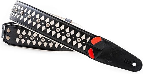 Amazon _ [RightOn! STRAPS] ライトオンストラップス ギター・ベース用ストラップ 6cm巾 100～150cm ARMOUR WHITE _ ギターストラップ _ 楽器・音響機器