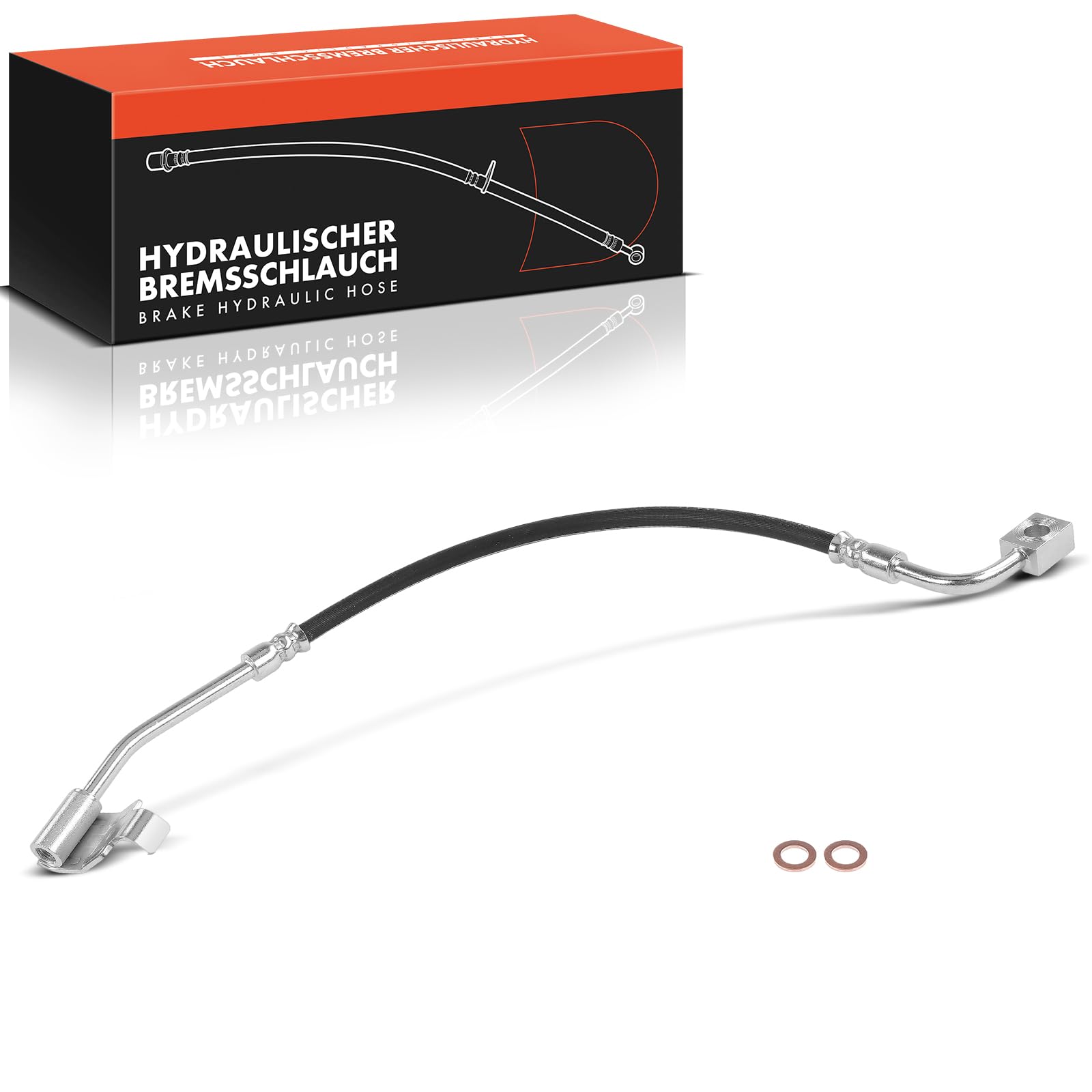 Frankberg Tubo Freno Tubo Freno idraulico Posteriore destro Compatibile con Wrangler III JK Wrangler IV JL Replace# 68171956AC,2201924