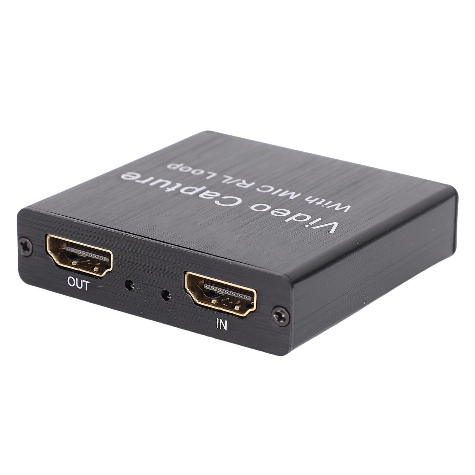 4K Video Capture Card USB to HD Multimedia Interface Capture Card with Loop Out 3.5mm Mic 1080P Video Output for Streaming Game for VLC OBS Amcap-image-49