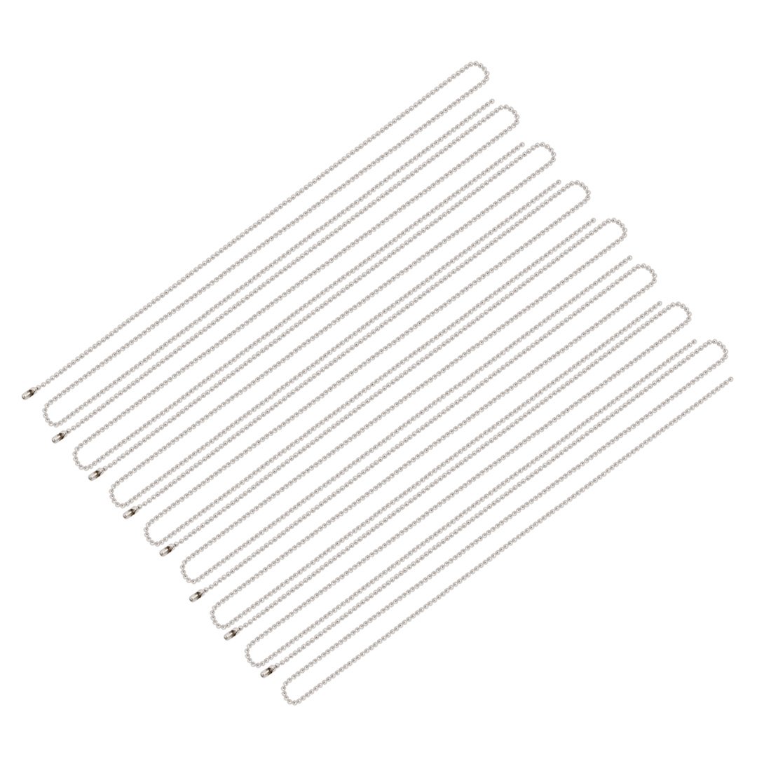 Aexit Stainless Steel Lighting fixtures and controls Bead Ball Chains Keychain 1.5mm by 20 Inches 8pcs