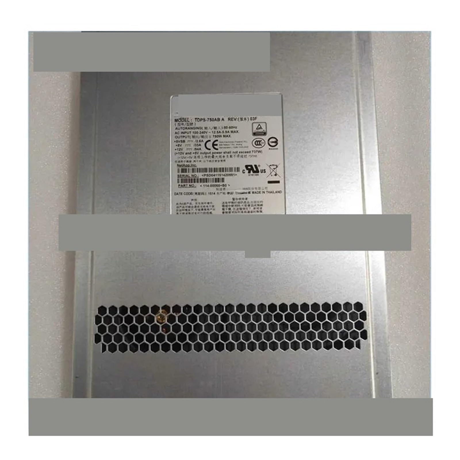 OSHZIKJII For DS2246 PSU CA07336-C141 114-00065 TDPS-750AB A Kit