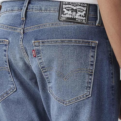 Image of Levi's Men's 505 Straight Fit Mid Rise Jeans