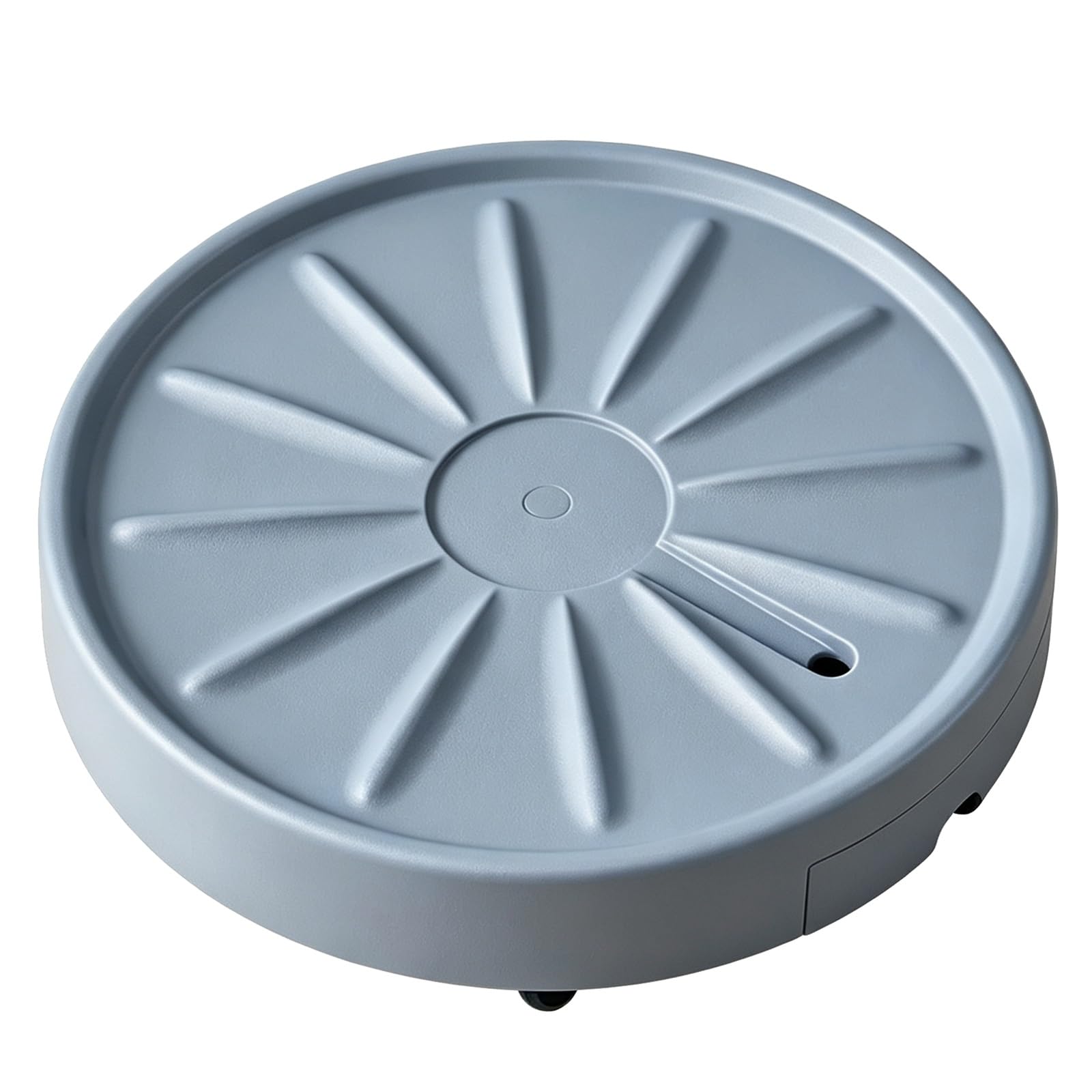 Sottovasi Grandi in Plastica con Cassetto Estrabile, Plato per Macetas | Carrello Portavasi Silenzioso con Ruote per Interno, Esterno, Giardino, Patio, Deck, Bacinella(Gray,28x8cm/11x3in)