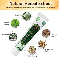 Vista 2 de Oversea Mil Años Crema de Hierbas China Herbal Eczema, Psoriasis Cremas Dermatitis y Eczema Prurito Psoriasis JIULIN Ungüento