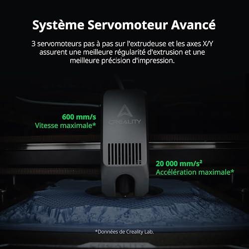 Creality K2 Combo (A) Imprimante 3D, Multicolore avec CFS, Haute Vitesse Jusqu'à 600 mm/s, Caméra IA pour la Détection des Erreurs d'impression, Nivellement Automatique Intelligent, 260 x 260 x 260 mm - 6