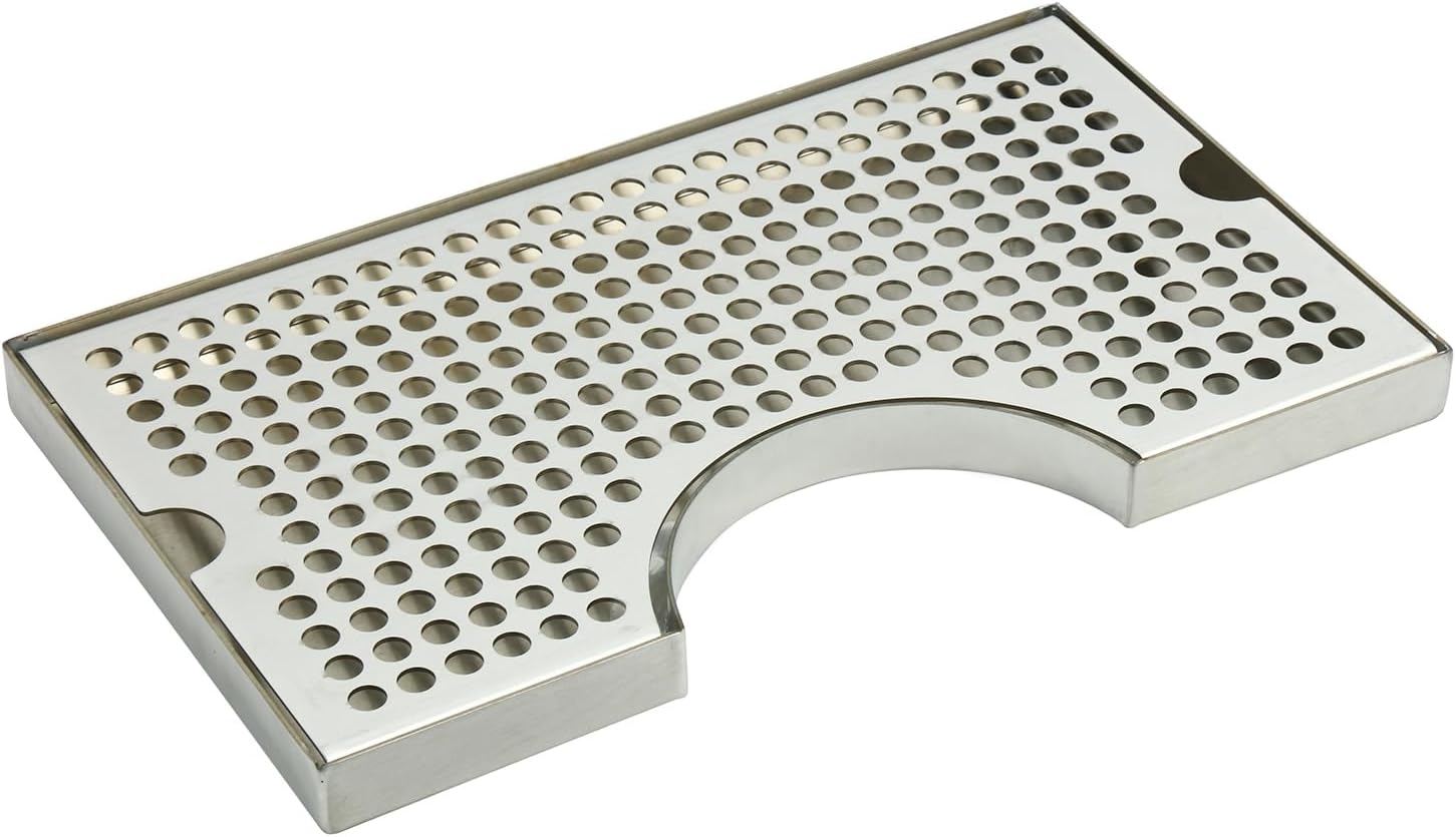 DasMarine Beer Drip Trays, 12" x 7" Stainless Steel
