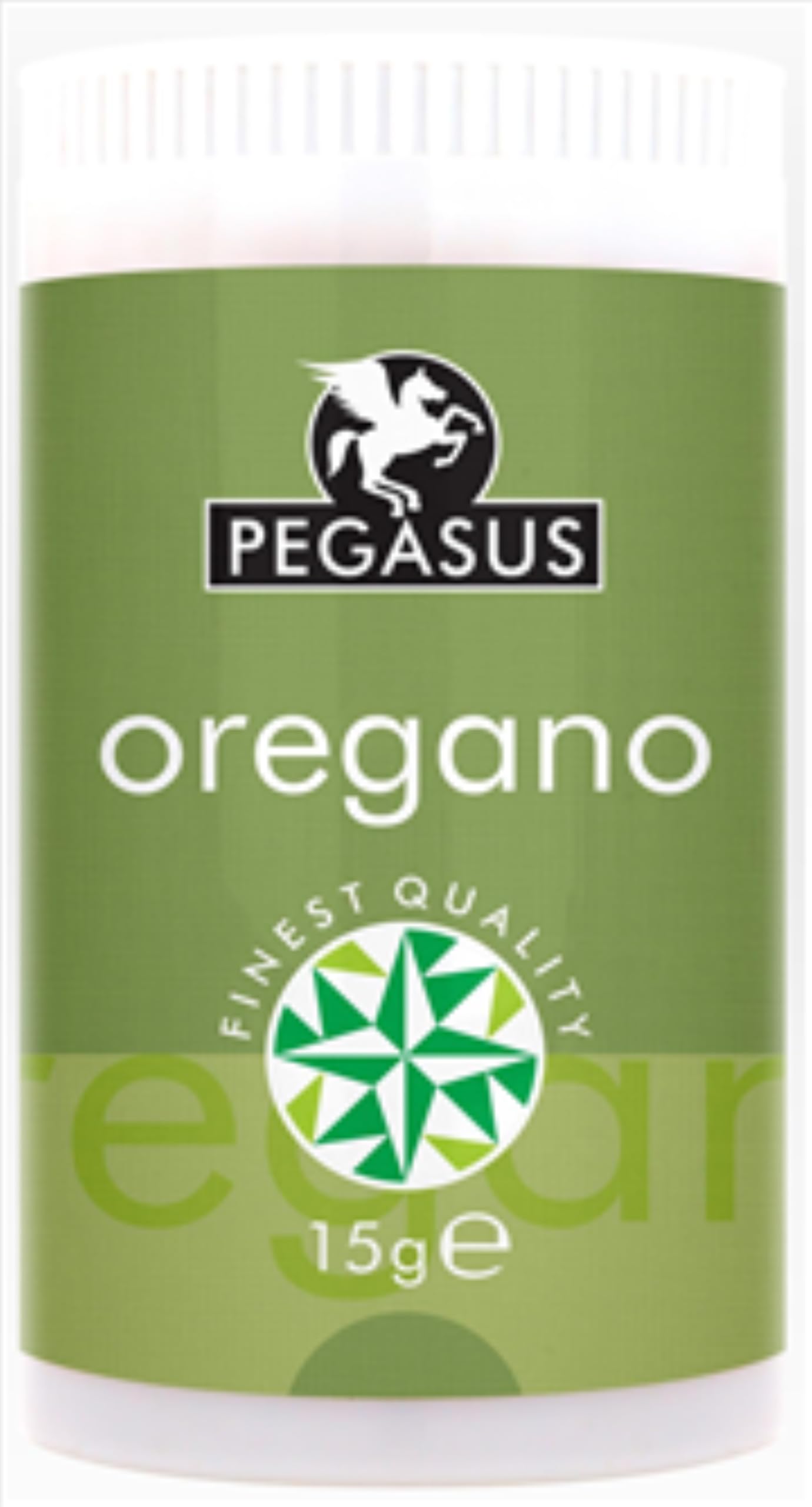 Pegasus Oregano 15g, Dried Oregano for Pizza, Pasta & Mediterranean Dishes