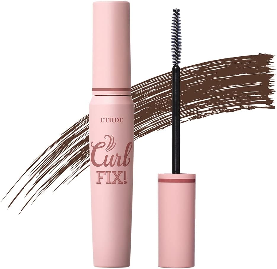 Curl Fix Mascara #2 Brown New | A curl fix mascara that keeps fine eyelashes powerfully curled up for 24 hours by ETUDE's own Curl 24H Technology