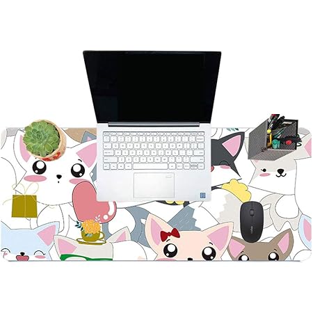 Amazon Co Jp Kacig マウスパッド 猫 大型 デスクマット Pcマット 超大型 ゲーミングマウスパッド かわいい デスクマット おしゃれ 防水 耐久性 滑り止め オフィス ゲーム かわいい猫 80 40cm パソコン 周辺機器