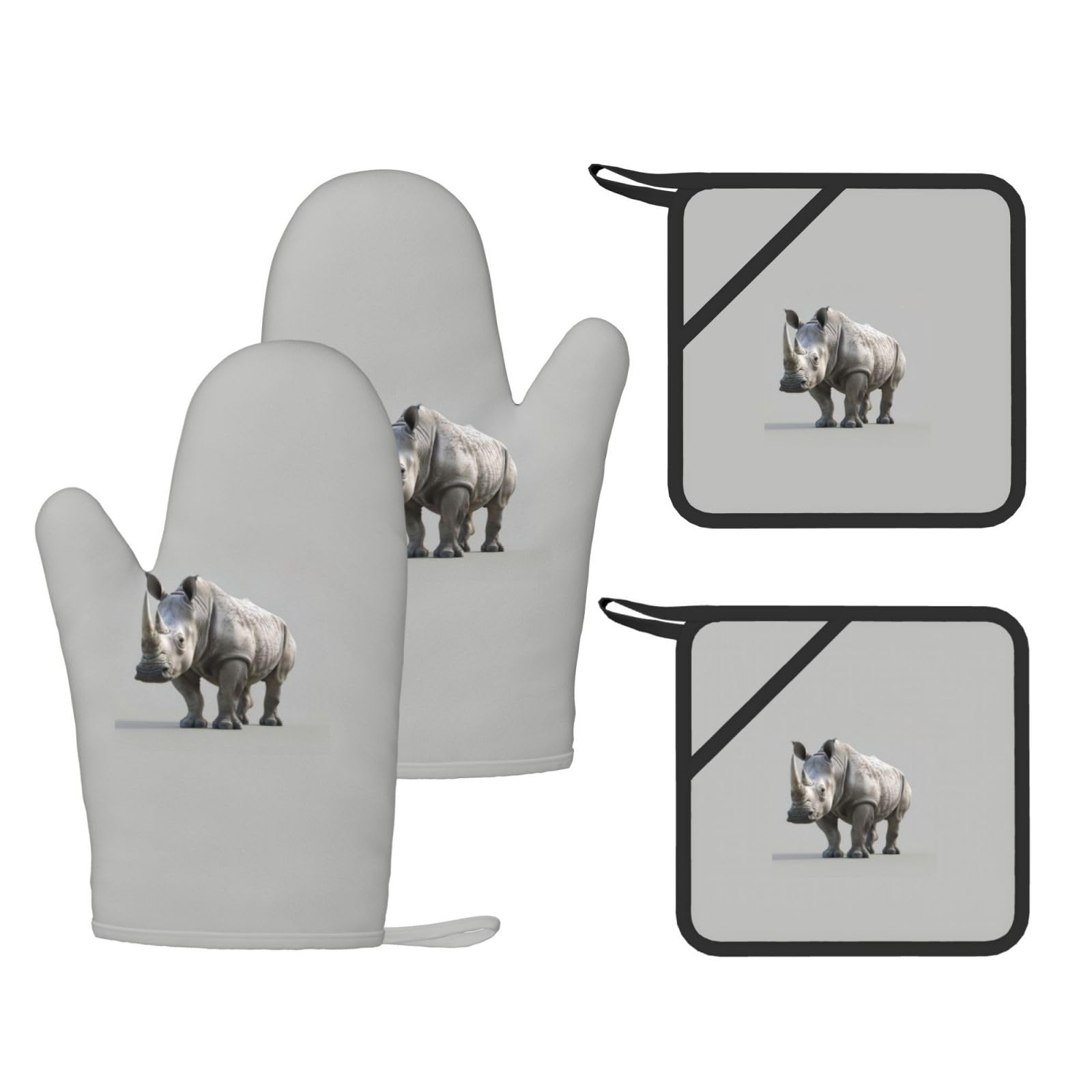 Gants résistants à la chaleur lot de 4 pour sortir vos plats du four
