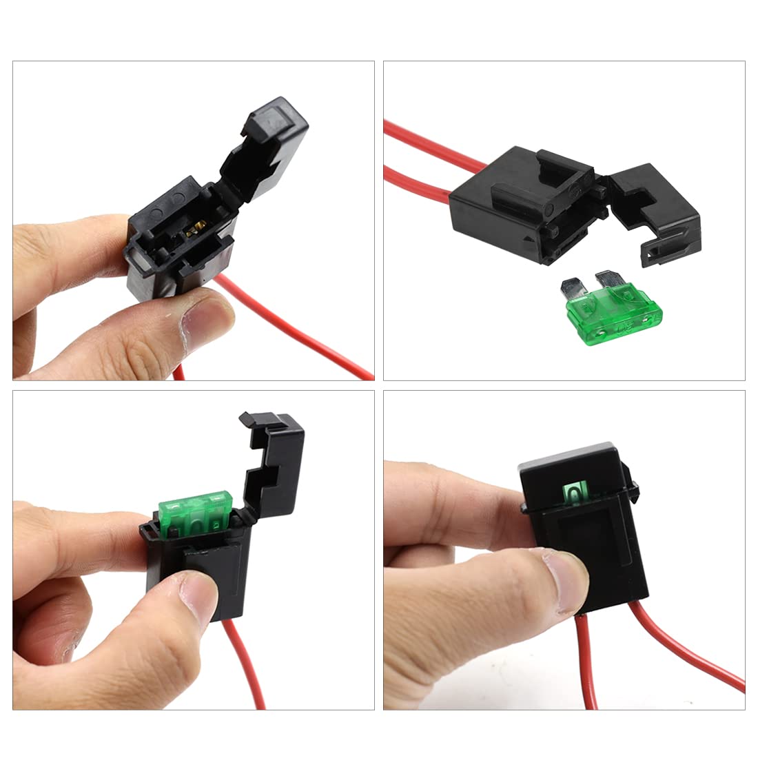 Amazon.co.jp: uxcell HID用 HIDリレー配線線束 電源延長線束 H1 H7 