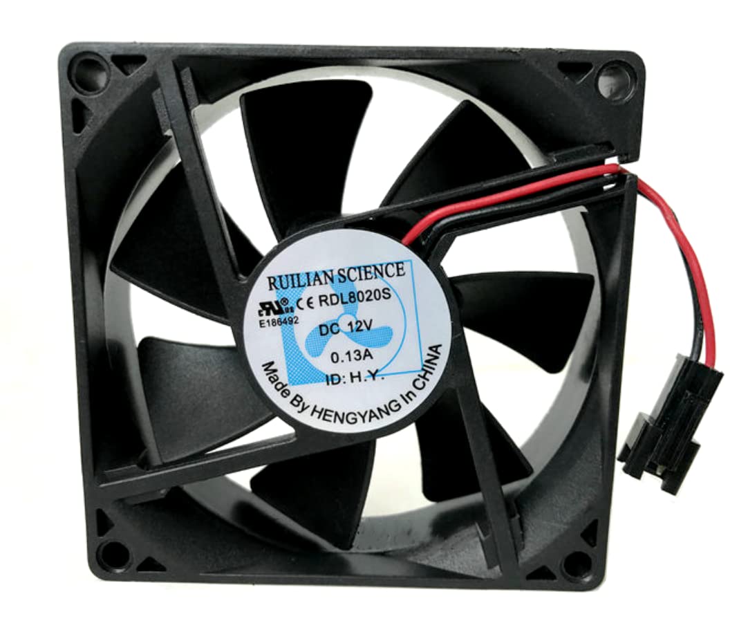 Ventilateur DC 12V YOUNG LIN DFS601012M - 60x60x10mm, 2.0W, 2 Fils, Pour Refroidissement électronique