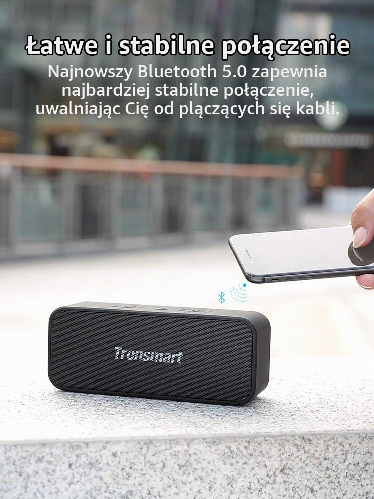 Tronsmart Coluna De Som Element T2 Plus 20 W Bluetooth 5.0 Sem Fio Preto (357167)