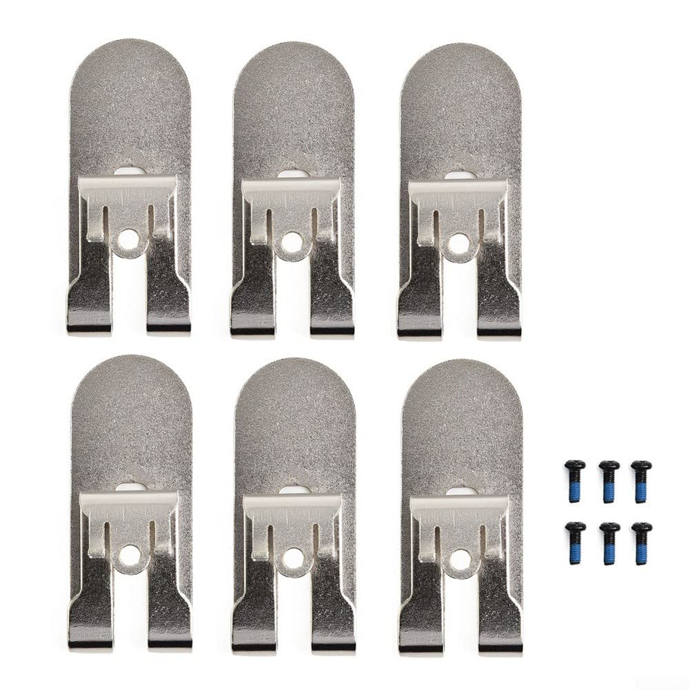 6pcs N435687 Belt Clip With Screw For DCF620 DCF620B DCF622 Drywall Screwgun, as picture show - Image 2