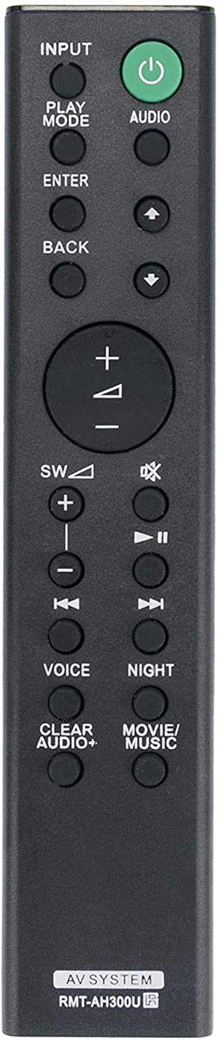 RMT-AH300U Remote Compatible with Sony Sound Bar